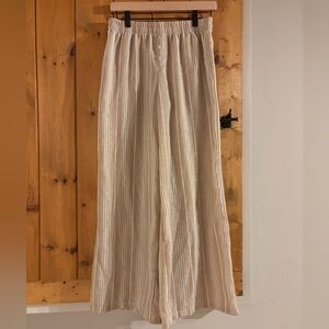 Sincerely Jules Beige Striped Pants